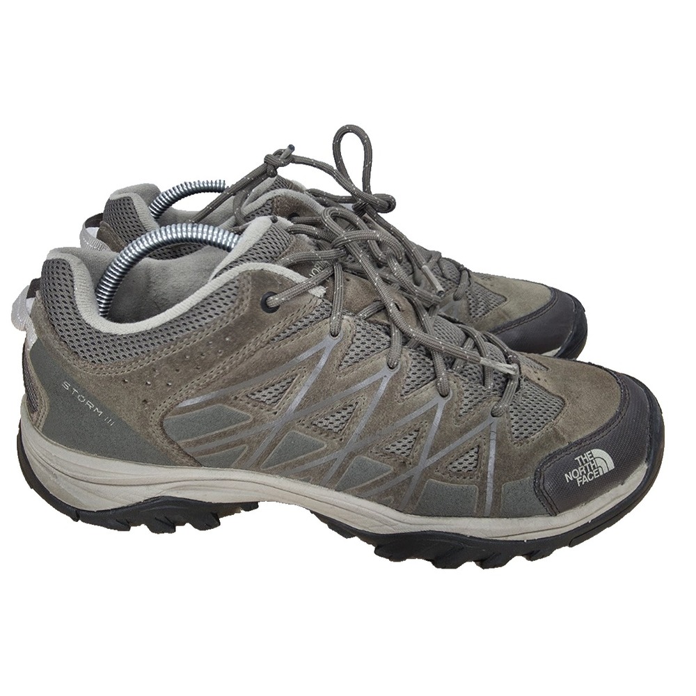 The North Face Storm III Hiking Shoes Mens 9.5 Brown Waterproof Trail Outdoors